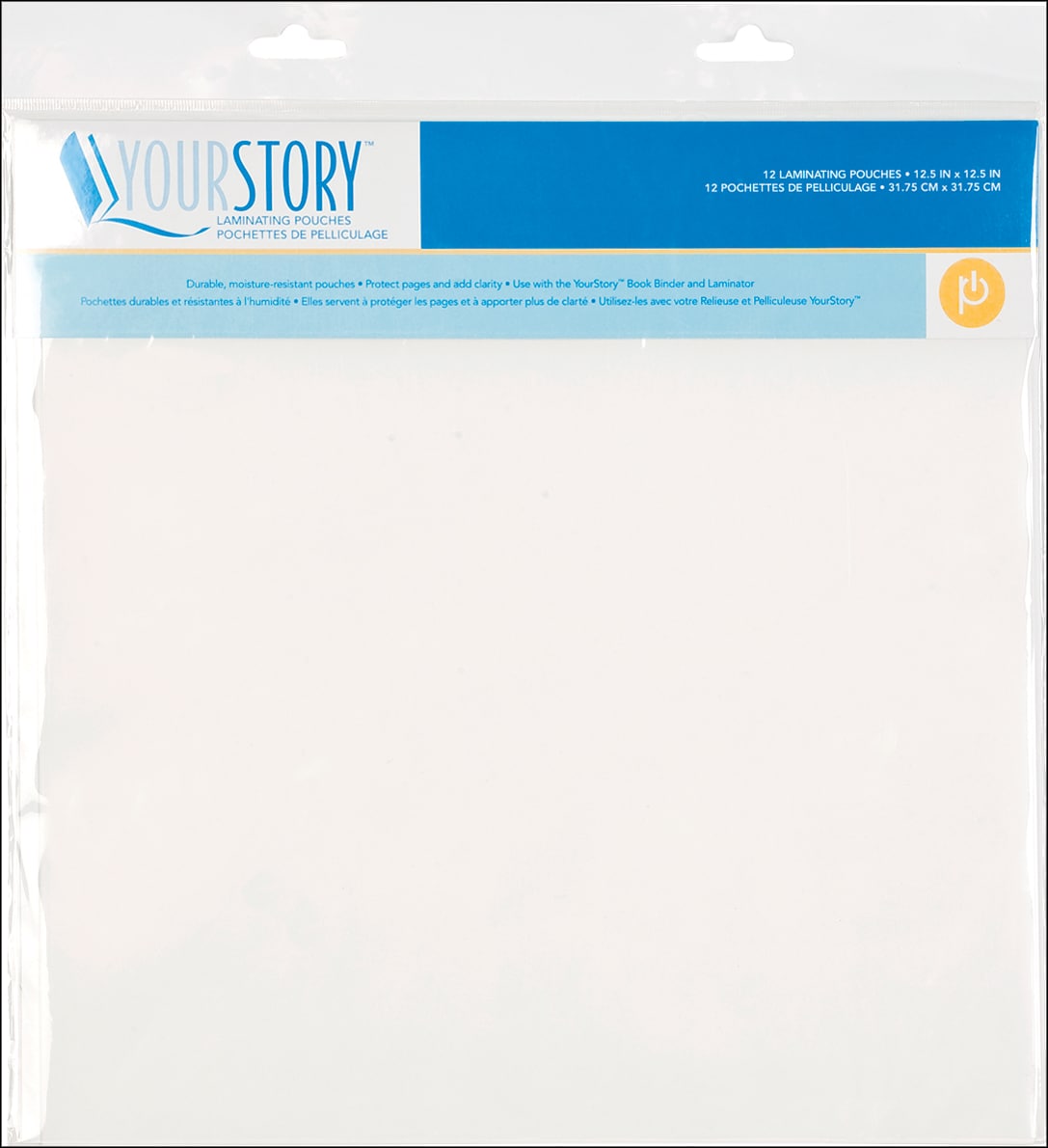 Your Story Laminating Pouches 12.5x12.5 12/pkg