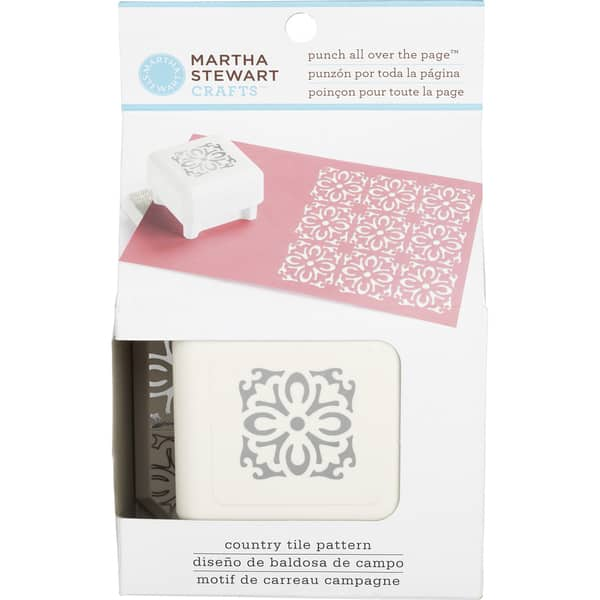 Martha Stewart Punch All Over The Page Pattern Punch-Country Tile - Bed  Bath & Beyond - 6978689