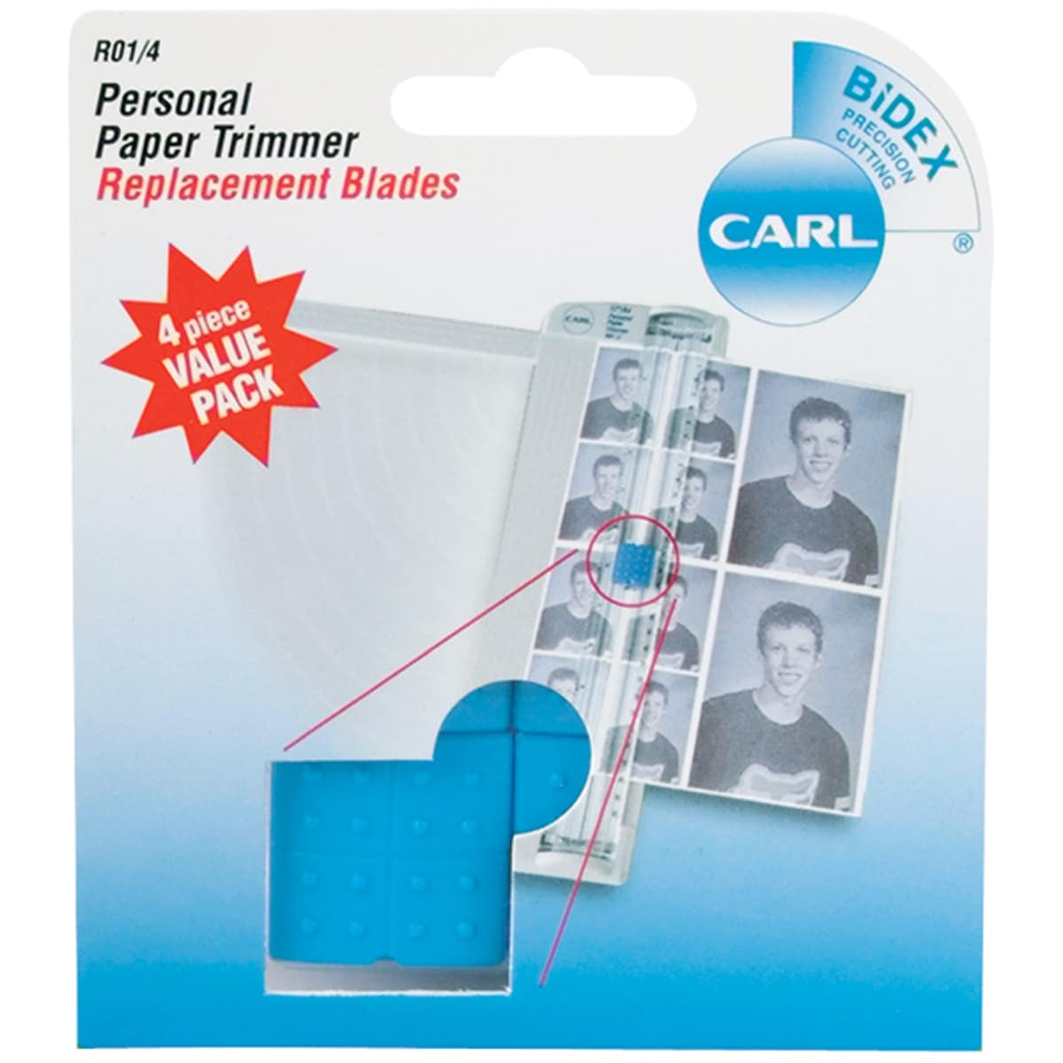 Personal Paper Trimmer Replacement Blades 4/pkg straight