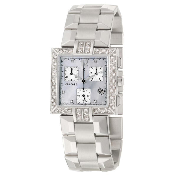 Concord Women's 'La Scala' Stainless Steel Watch Concord Women's Concord Watches