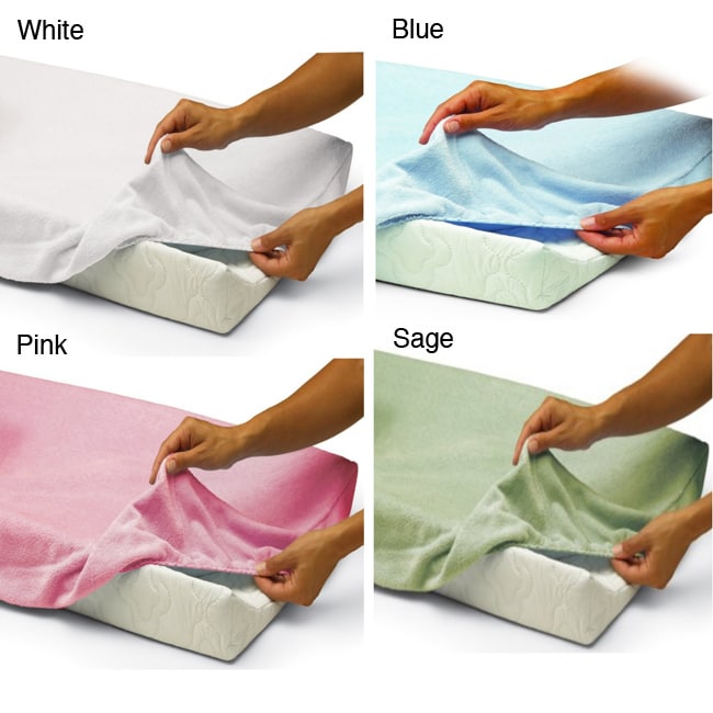 Summer Infant Ultra plush Elastic Bottom Polyester Changing Pad Cover (Green, pink, blue and whiteFits most standard size changing padsMaterials 100 percent polyester with elastic bottomDimensions 32 inches long x 16 inches wide x 5 inches high )