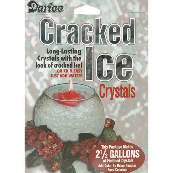 Darice Cracked Easy-clean, Easy-dry and Reusable Ice Crystals-Clear - Bed  Bath & Beyond - 6982467
