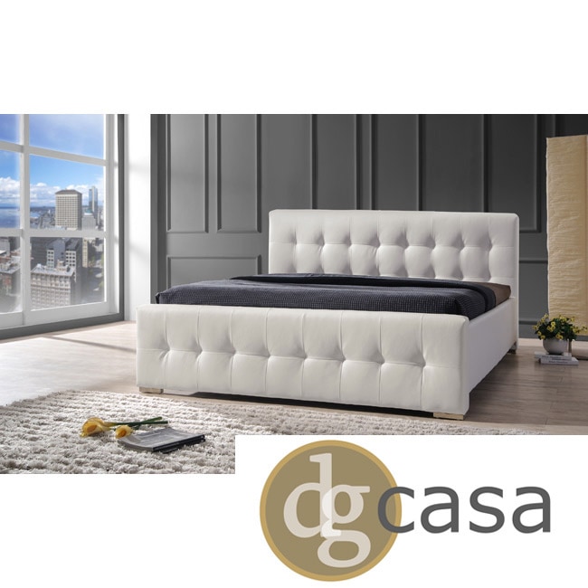 Dg Casa Dg Casa Sierra White Queen Size Bed White Size Queen