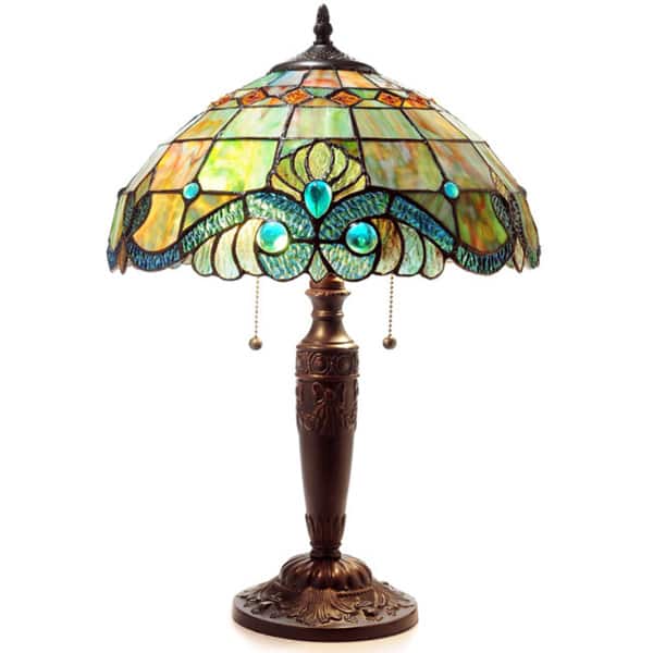 Wortel Gemoedsrust kralen Tiffany Style Pearl Vintage Table Lamp - Overstock - 6982720