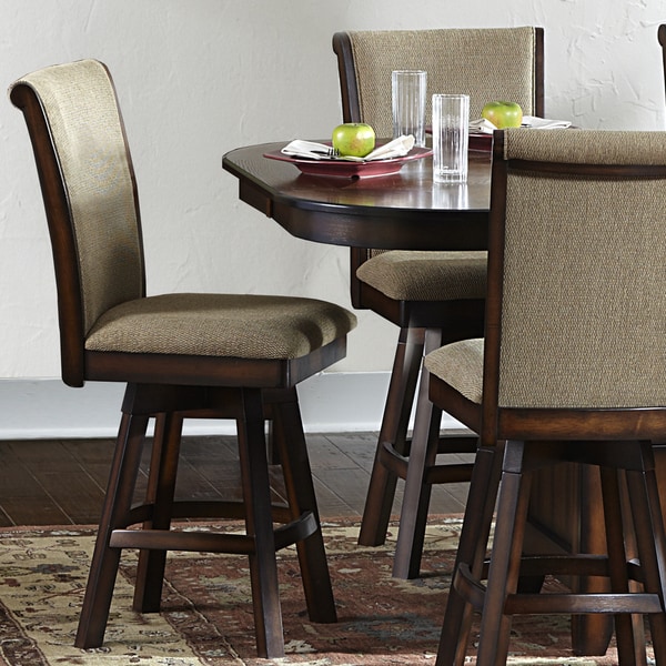 counter height dining set with swivel chairs