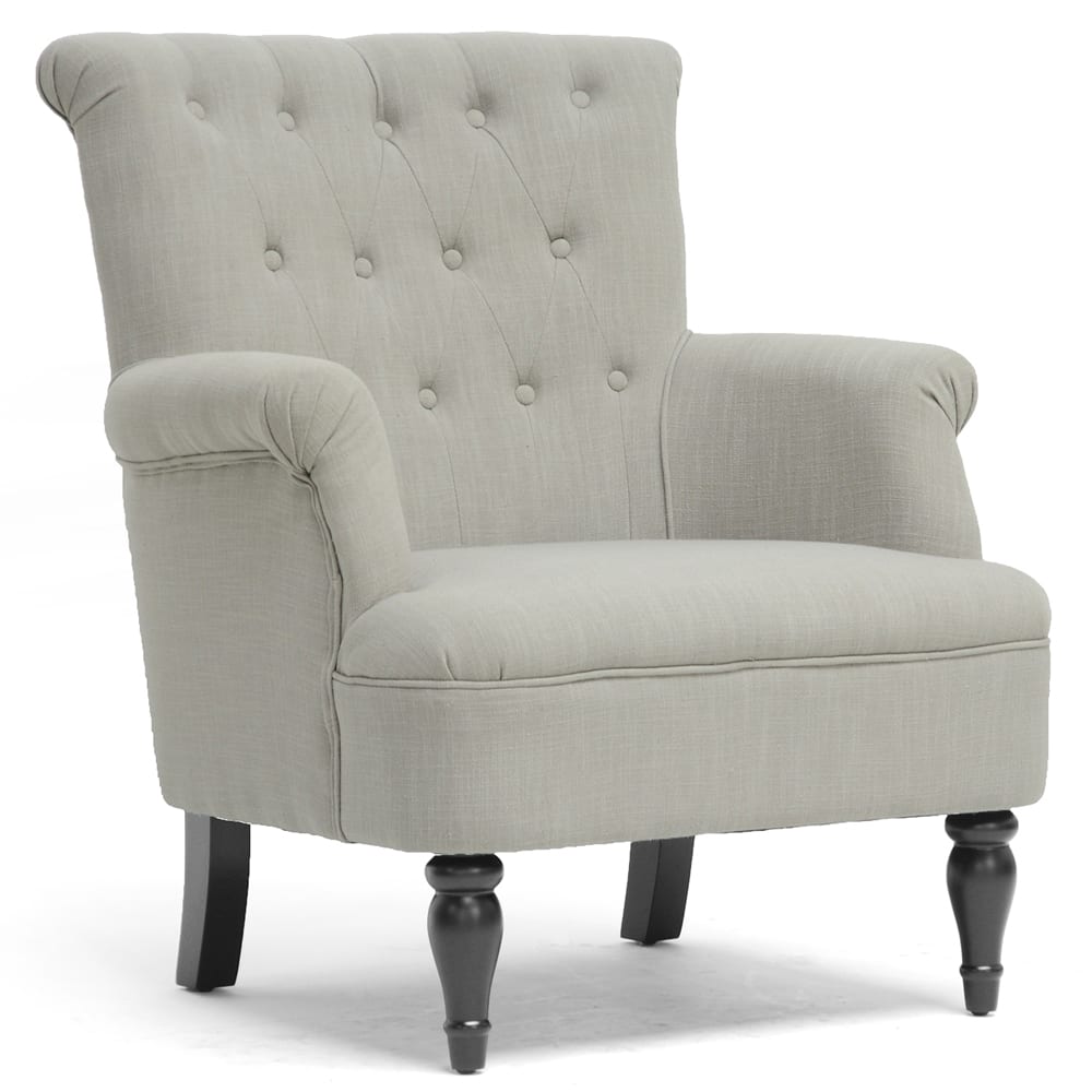 Crenshaw Light Grey Modern Club Chair
