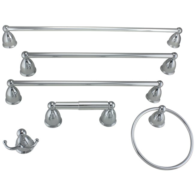 Aqueous Polished Chrome Bath Acessory Kit