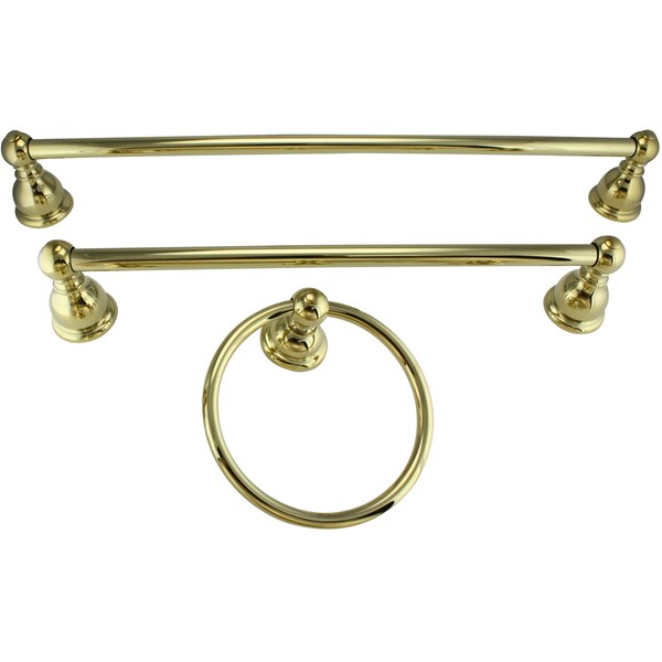 Price Pfister Polished Brass 3Piece Bath Accessory Kit Free Shipping Today