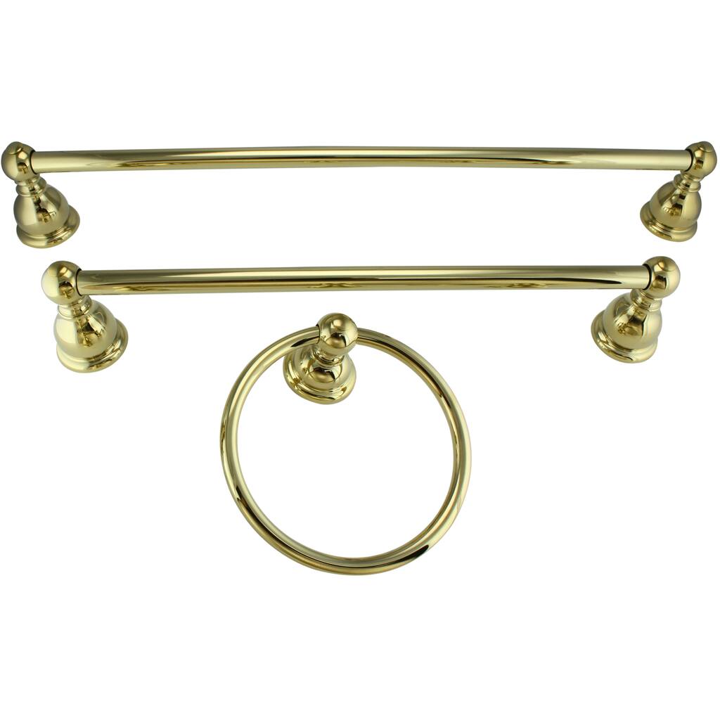 Price Pfister Georgetown Polished Brass 3-Piece Bath Accessory Kit