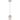 Fusion 1-light Brushed Nickel and Frosted Glass Mini Pendant