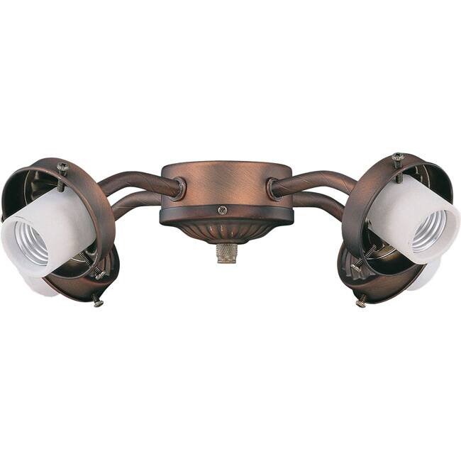 Four Light Oil Brushed Bronze Light Kit