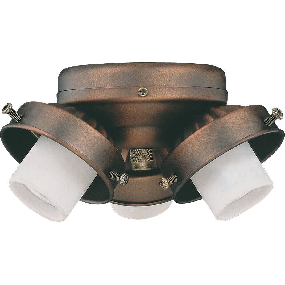 Three Light Oil Brushed Bronze Turtle Light Kit