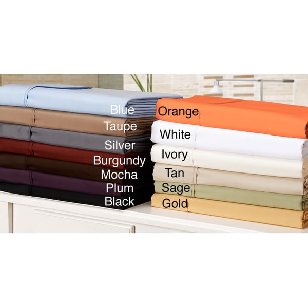 Microfiber Solid Plain 100 percent Wrinkle free Sheet Set Sheets