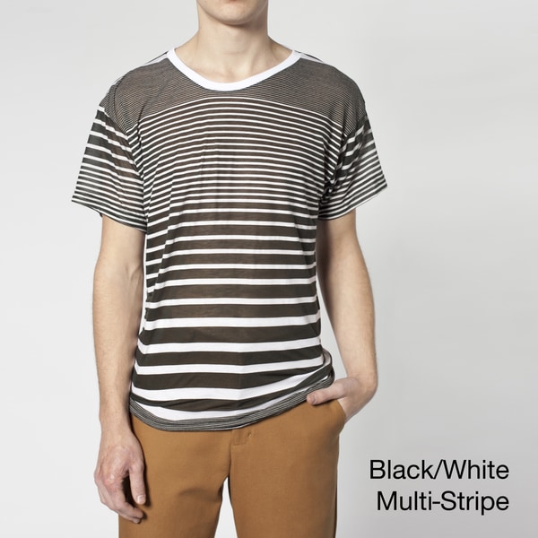 American Apparel Unisex Multi Stripe Tee