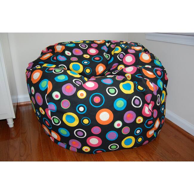 Ahh Products 36-Inch Wide Bubbly Jelly Bean Cotton Washable Bean Bag Chair