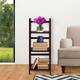 3-Shelf Folding 14-inch Wide Bookcase