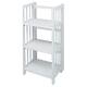 3-Shelf Folding 14-inch Wide Bookcase