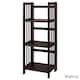 3-Shelf Folding 14-inch Wide Bookcase