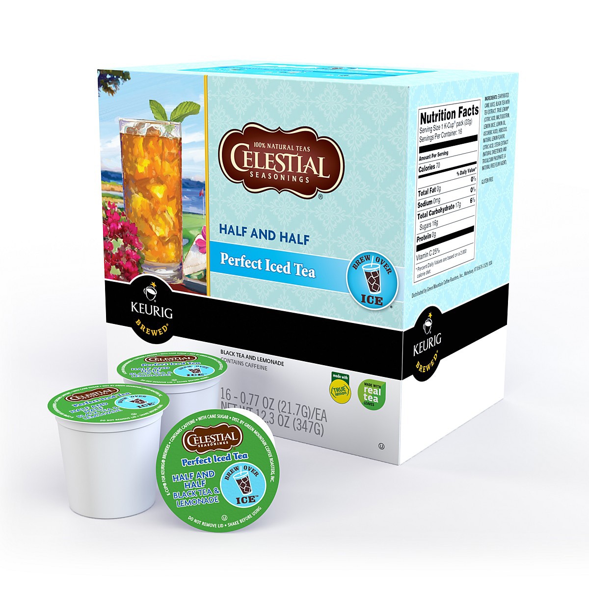 Shop Celestial Seasonings Half and Half Perfect Iced Tea KCups for