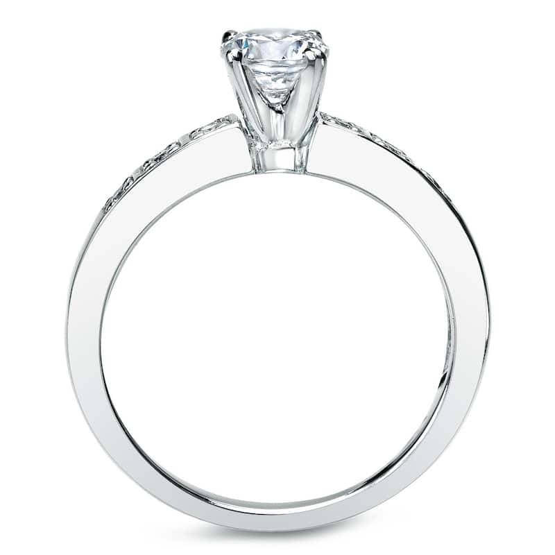 Auriya 1ct TDW Round Diamond Engagement Ring Set 14k Gold