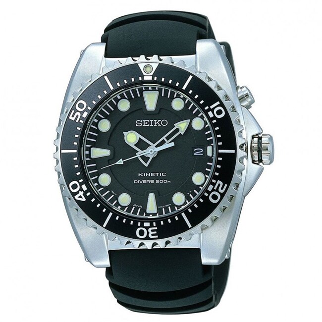 seiko kinetic divers watch