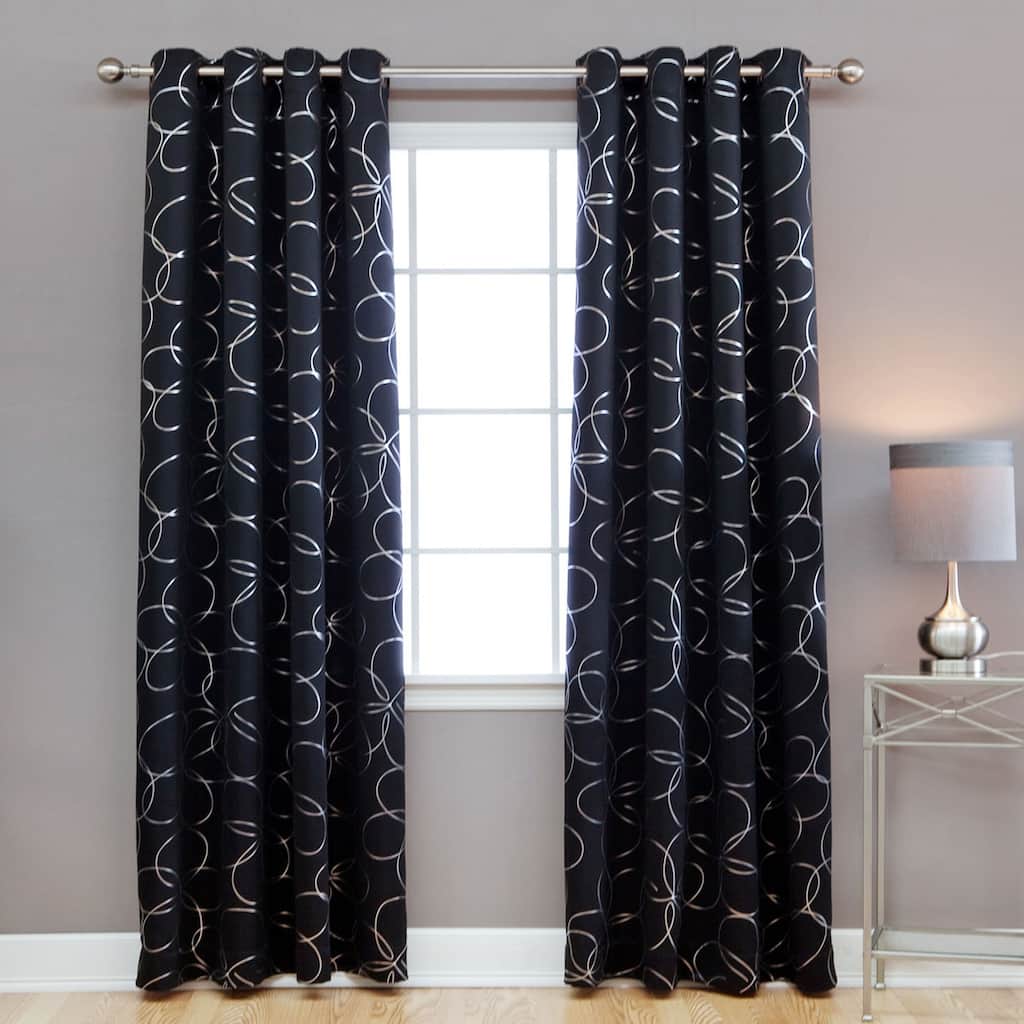 Aurora Home Grommet Top Blackout 84-inch Curtain Panel Pair - 52 x 84