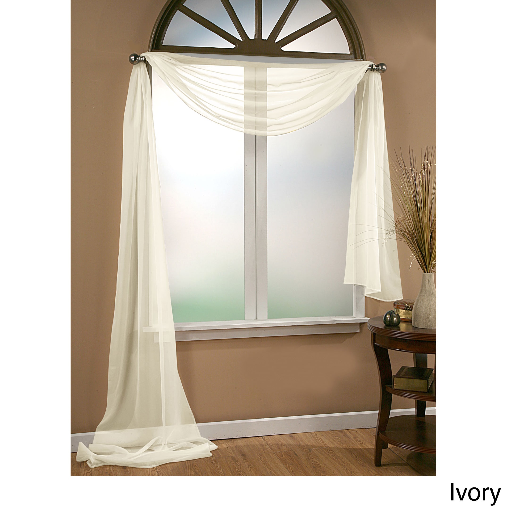 Ivory sale scarf valance