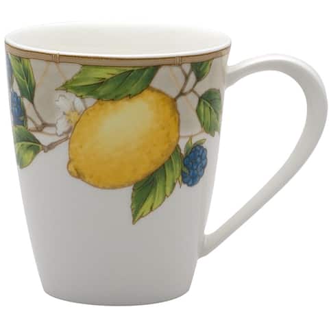 Fruit Salad Coffee Mugs 14oz Set/4