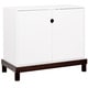 preview thumbnail 1 of 0, Olivia 2-door Espresso and White Modern Changer