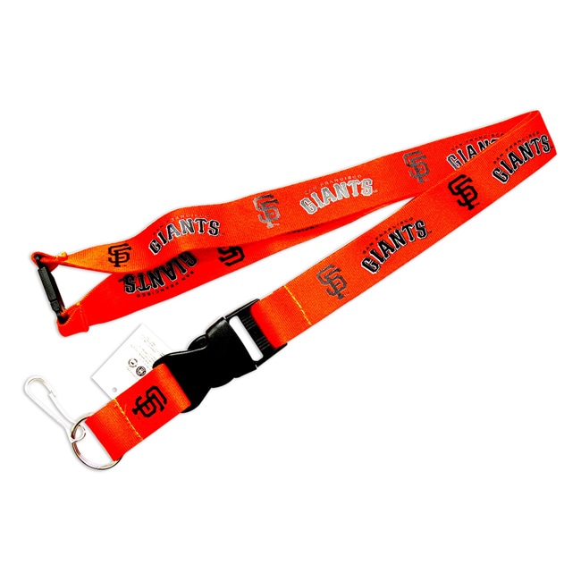 Shop San Francisco Giants Clip Lanyard Keychain Id Holder Orange Free