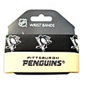 Pittsburgh Penguins Rubber Wrist Band (Set of 2) NHL
