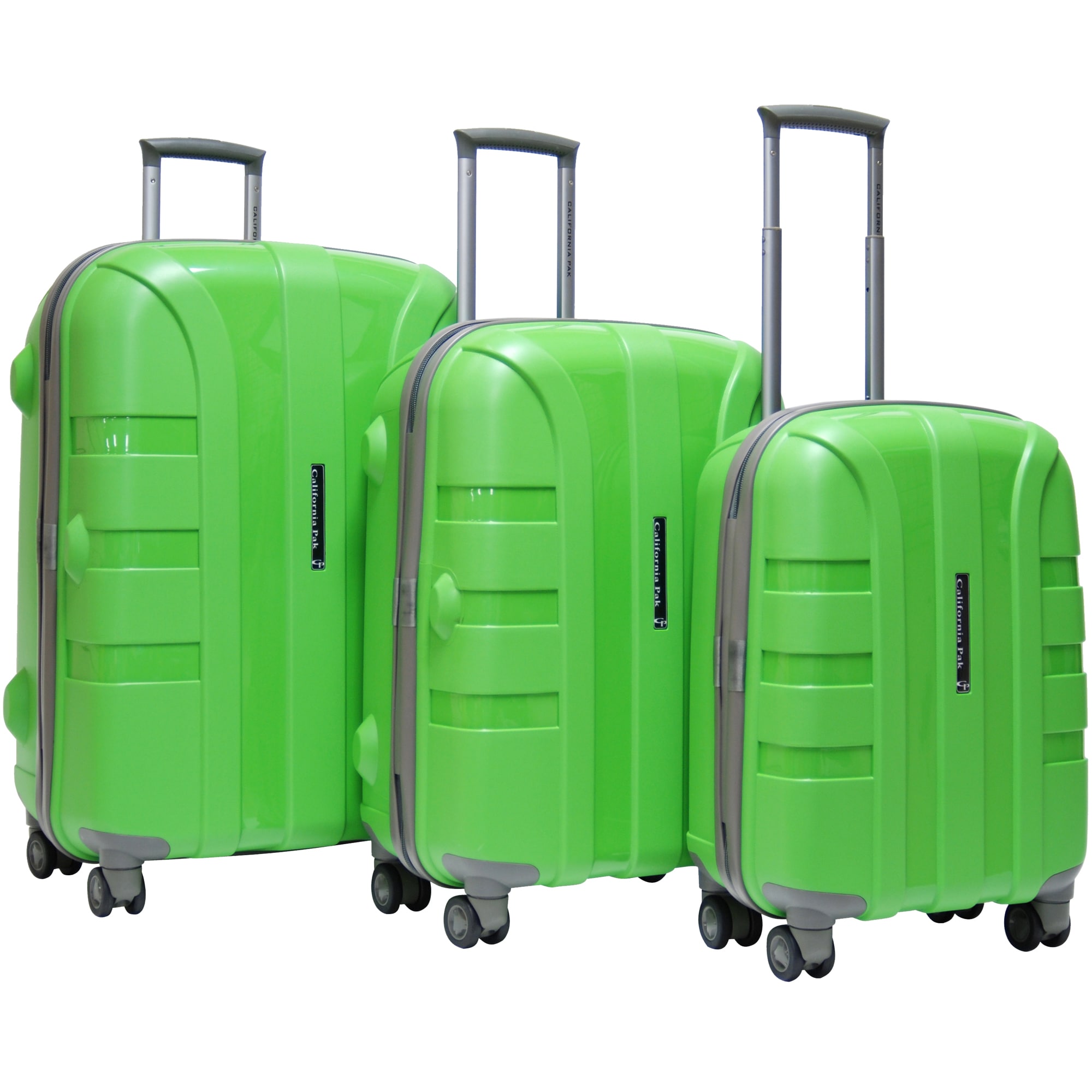 Calpak Rapture 3 piece Lightweight Polypropylene Hardside Spinner Luggage Set