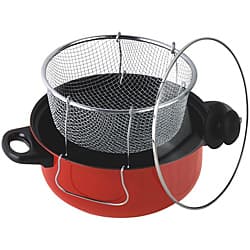 stainless steel basket air fryer basket for frying chips stainless pasta  round