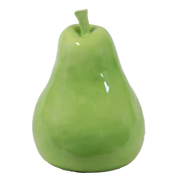 Large Ceramic Green Pear