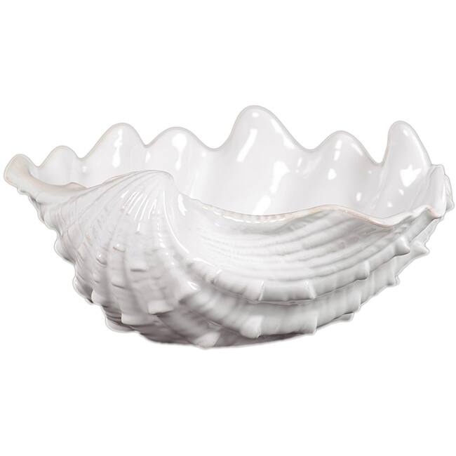 Ceramic Seashell White
