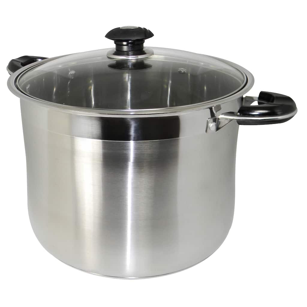 Prime Pacific 20-quart Heavy-duty Stainless Steel Gourmet Tri-Ply Stockpot