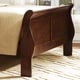 preview thumbnail 2 of 3, Milford Louis Phillip Warm Brown Queen-size Sleigh Bed by iNSPIRE Q Classic