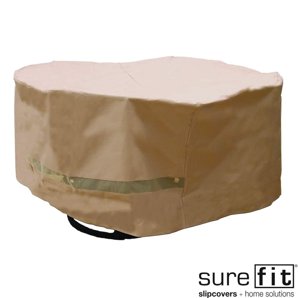 Sure Fit Deluxe Round Table/ Chair Set Cover