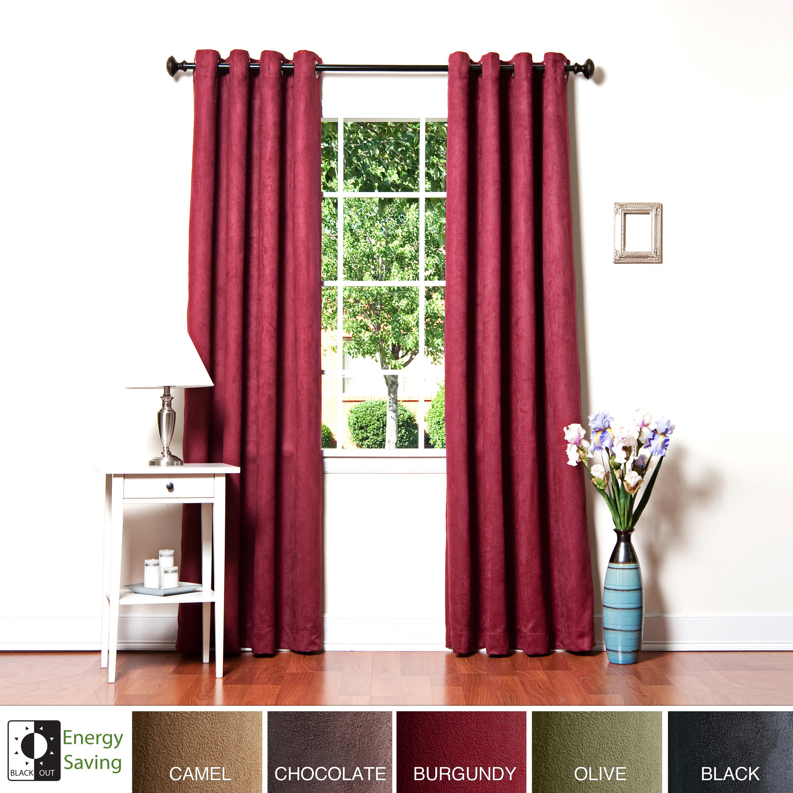 Outdoor Bamboo Curtain Panels Faux Suede Paint