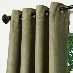 Shop Aurora Home Faux Suede Grommet 95 Inch Insulated Blackout