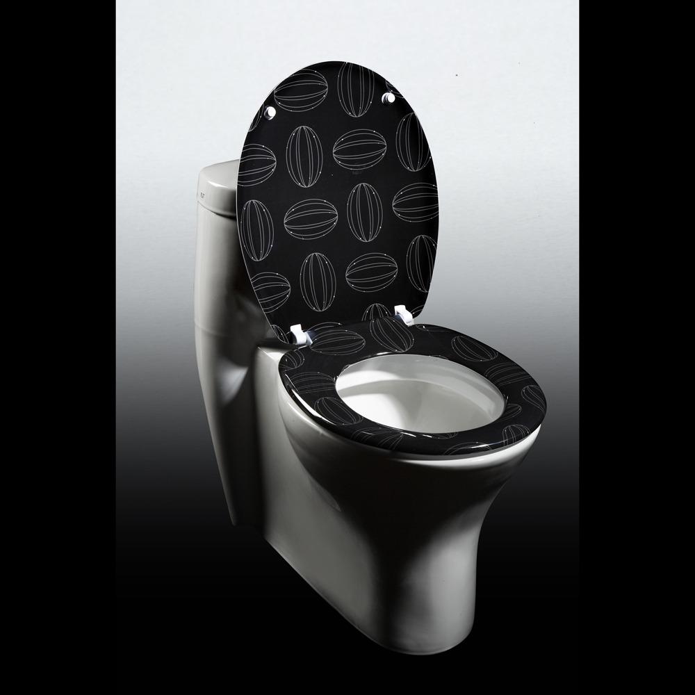 Cocoa Beans Designer Melamine Toilet Seat Cover