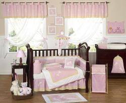 Shop Pink Dragonfly 9 Piece Crib Bedding Set Free Shipping Today