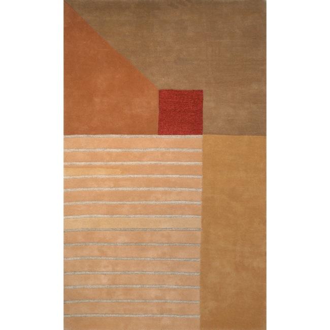 Safavieh Handmade Rodeo Drive Modern Abstract Multicolored Wool Rug - 8' x 11'