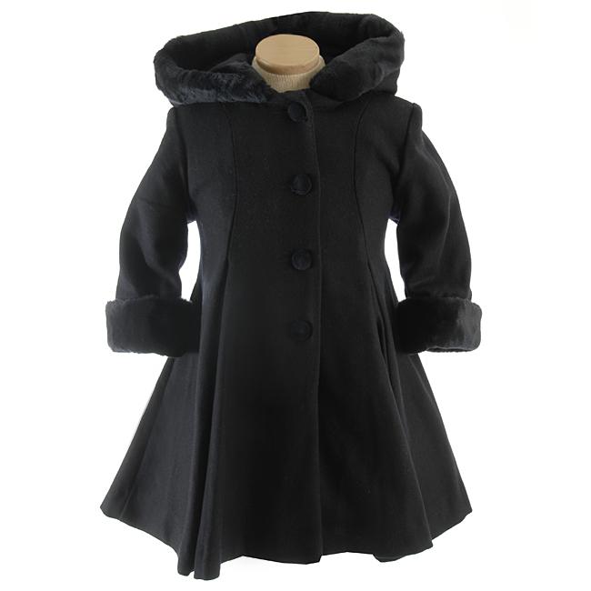Trilogi Collection Girls Dressy Wool Blend Coat