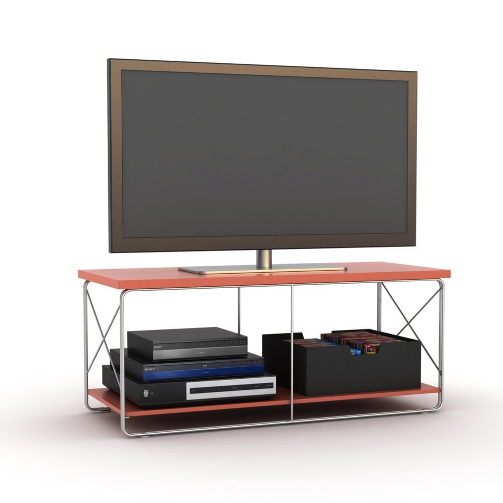 Atlantic City Double Rod Ginger Top TV Stand  