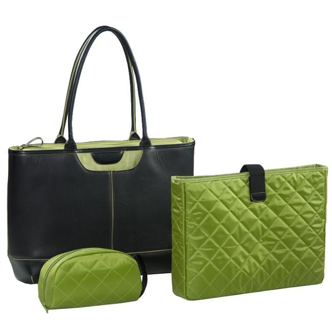 Nunzia Tuscany Women&#39;s Green 15.4-inch Laptop Tote - Free Shipping Today - www.bagssaleusa.com - 13118954