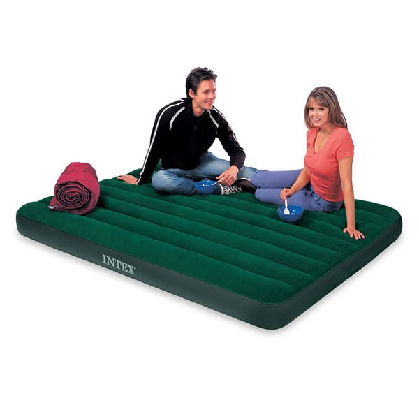 Intex Queen Size Inflatable Airbed with Pump Bed Bath & Beyond 7009281