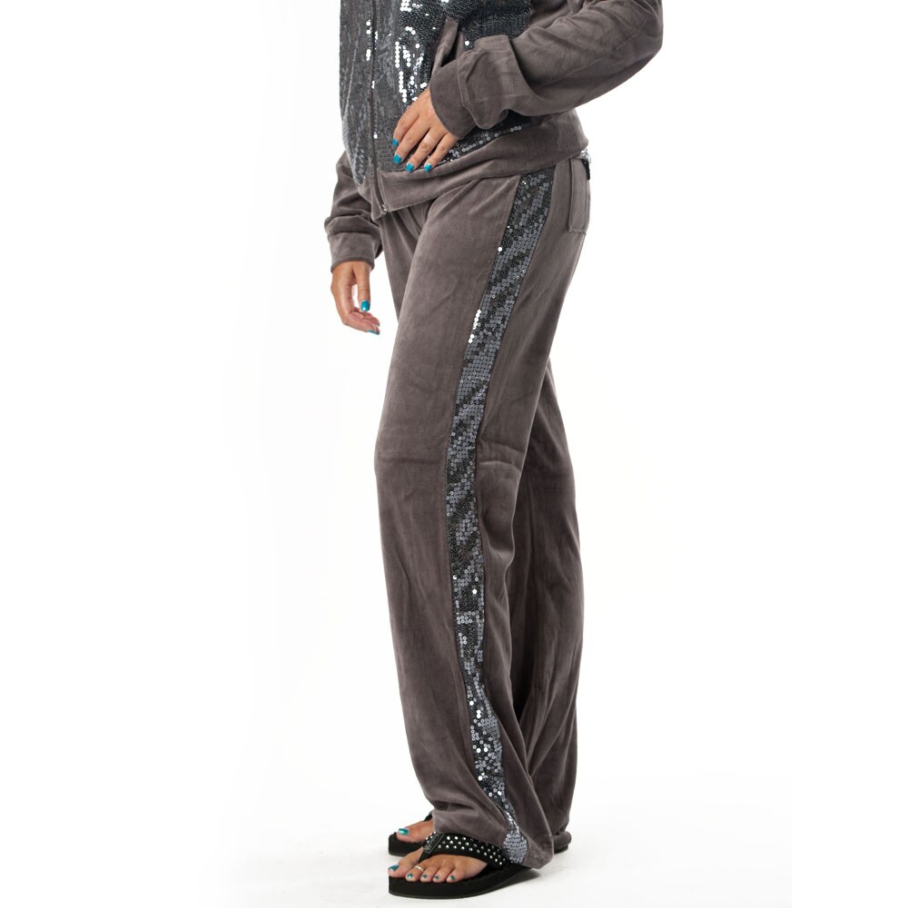 sparkly jogging suit