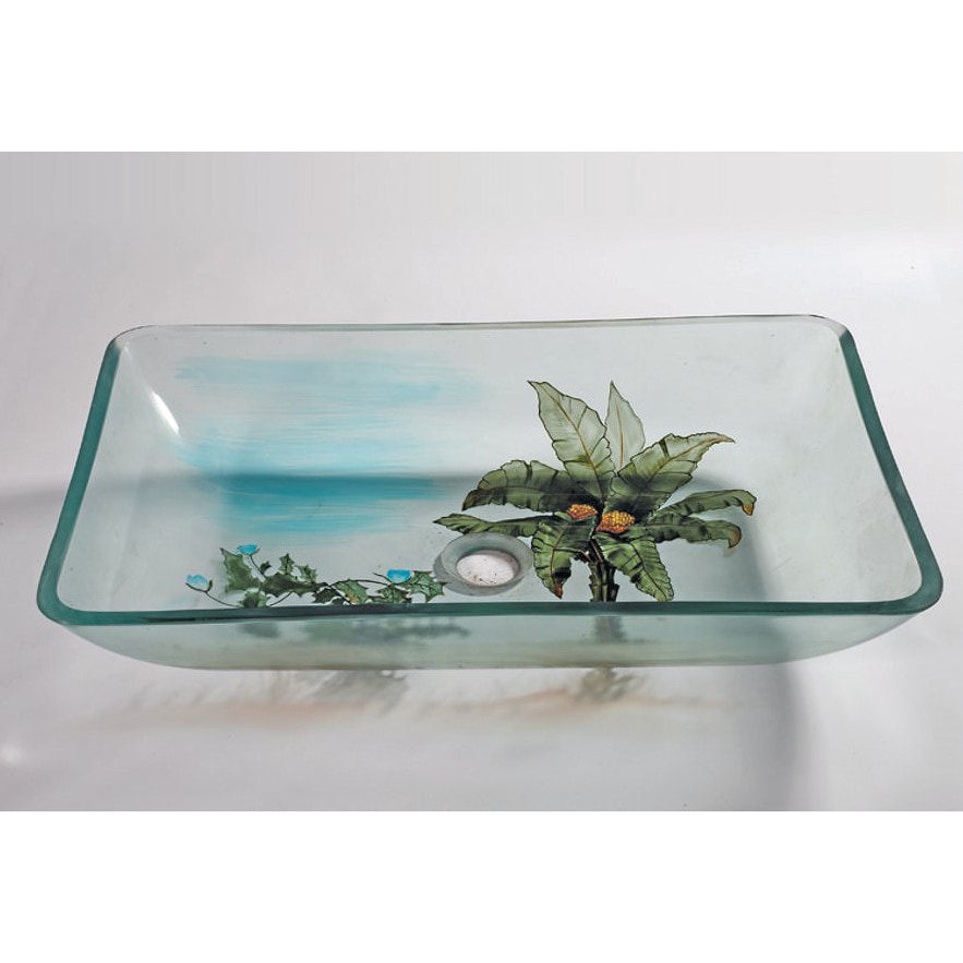 Square Glass Sink Bowl