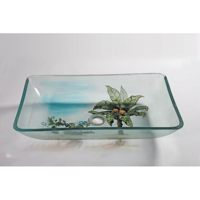 Square Glass Sink Bowl